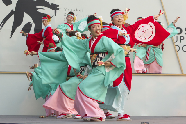 ６３回よさこい祭り　中央公園競演場　ギャラリー